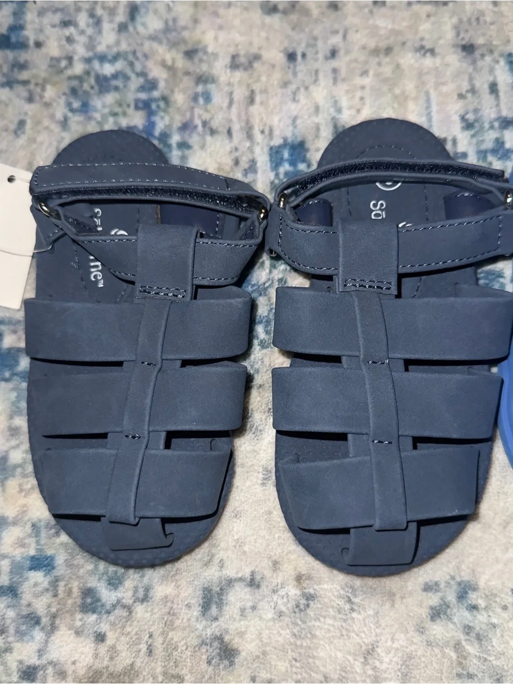 Boys Toddler size 8 sandals Bundle Spider-Man - Blue- strap sandals